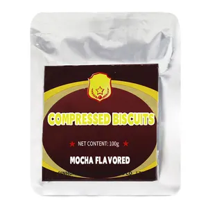 OEM Mocha Coffee Flavor-بسكويت هضمي مضغوط, البسكويت الهضمي ، لعمر افتراضي 20 عامًا