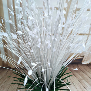 Fleurs artificielles Queyiyi, branche de marguerite blanche de 1,2 m, décoration de mariage, décoration de la maison, accessoires de photographie - Product Image 1