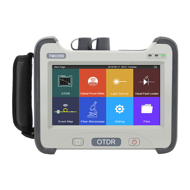 High Quality Smart Otdr TMO350 Wavelength 850/1300/1310/1490/1550/1625/1650nm Multi-function OPM OLS VFL LOLM Fiber OTDR Tester
