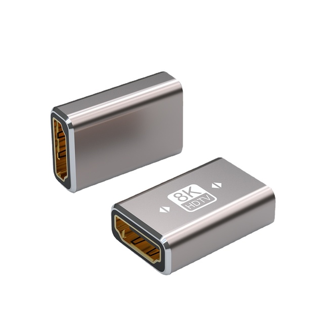 8K HDMI Adapter Couple Extender Connector Female to Female Adapter for 2.1V HDTV 1080P High Definition Converter