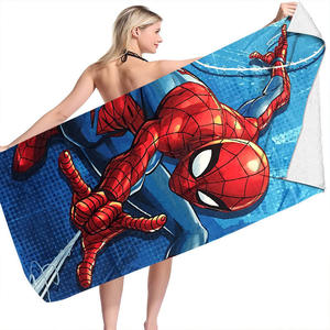 Spider-Man Cartoon Series Toallas de playa Microfibra de doble cara Fleece Natación Toallas de baño Toallas de secado rápido - Product Image 3