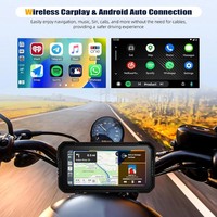 Nouvelle caméra embarquée CarPlay pour moto de 6,25 pouces avec WiFi/surveillance de la pression des pneus, positionnement GPS, placement avant