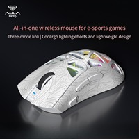 SC620 Wireless Mouse Uji Coba Ketiga Nirkabel Bluetooth Ringan Berongga Lampu RGB Mouse Komputer untuk E-sports dan Game