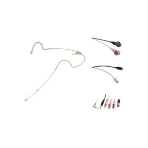 Auriculares con Micrófono Omnidireccional Ligero, Auriculares con Cable de Condensador Metálicos para una Comunicación Clara, 20Hz-20kHz - Product Image 1