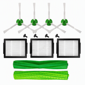 Pièces de rechange pour aspirateur compatibles avec les robots I Robots I7 et séries <span class=keywords><strong>E</strong></span> I7+/i7 Plus <span class=keywords><strong>E5</strong></span> E6, filtre haute efficacité et brosse - Product Image 1