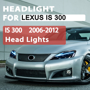 Đèn pha độ cho Lexus IS 300 các đời 2006-2012, đèn pha LED ô tô với hiệu ứng hoạt hình khi bật đèn chạy ban ngày (DRL) - Product Image 4