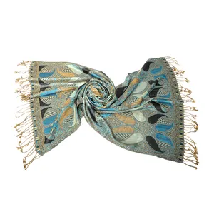 Foulard Pashmina uni pour femmes, serviette de plage, châle brodé, oman, printemps été,