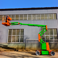 Plateforme de travail élévatrice à bras articulé électrique autopropulsée à grande altitude