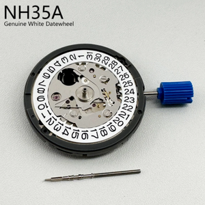 <span class=keywords><strong>Mouvement</strong></span> Mécanique Original Japonais TMI <span class=keywords><strong>NH35A</strong></span> (Aussi NH35) Avec Guichet de Date Blanc, Haute Précision, Automatique à Remontage Automatique - Product Image 2