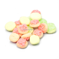 Mini bonbons à hamburger lyophilisés Crush Mini burgers aromatisés aux fruits en forme de goutte emballés dans un sac