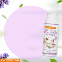 Poudre désodorisante écologique pour litière de chat (200g) – Type adsorption, spécialement formulée pour les foyers multi-chats, élimination puissante des odeurs