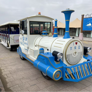 Tren Turístico Certificado por la CE, de 58 Asientos, Diseño Abierto, Duradero y de Larga Duración, para Parques y Resorts - Product Image 1