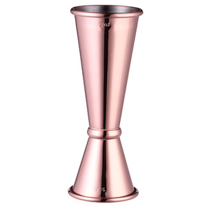 Jigger en acier inoxydable Kafei Shi 1oz 2oz, tasse à mesurer double face, outil de bar à cocktails, style moderne - Product Image 2