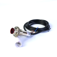 Capteur photoélectrique laser Type de faisceau cylindrique Longue plage de distance de détection 300mm DC Commutateur de capteur à 3 fils Module Pnp Npn