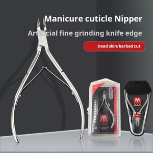 Tijeras de Manicura Profesionales para Salón de Uñas, Herramienta para Remover Piel Muerta con Hoja Curva de Acero Inoxidable y Punta Afilada para Cutículas - Product Image 2