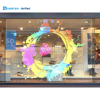 Panel de Pantalla LED Transparente para Interiores y Exteriores de 1000x1000 mm, Full HD, 4000 cd, Resistente al Agua, Pantalla LED Holográfica
