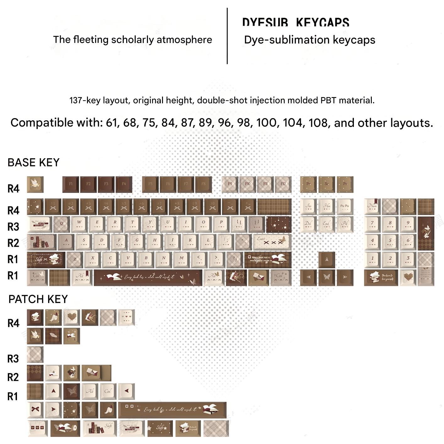 Brown-Cherry--137 Keys