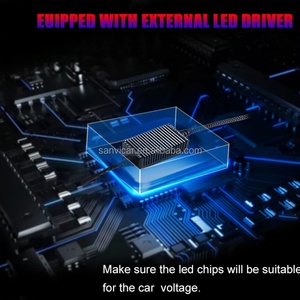 โรงงานกวางโจวขายส่งเลนส์โปรเจคเตอร์ไฟหน้ารถยนต์แบบ Bi-LED Bi-xenon ขนาด 2.5 นิ้ว สำหรับชุดแปลงไฟรถยนต์ H7 9005 H4 - Product Image 4