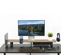 SAMDI Nouvelle Tendance Support Vertical pour Ordinateur Portable en Bois, Accessoires de Bureau, Support Vertical pour MacBook