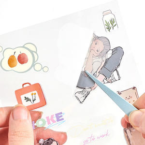 <span class=keywords><strong>20</strong></span> autocollants par paquet, série Chasing the Ordinary, autocollants découpés de personnages, livre d'autocollants - Product Image 4