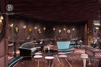 Luxe Disco Bar Design Discothèque Section VIP Sièges Meubles Dance Club Lounge Canapé et Booth à vendre