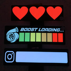 El más nuevo parabrisas de coche LED sonido activado ecualizador coche neón EL luz música ritmo Flash lámpara pegatina estilo con Control - Product Image 5