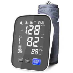 Vendita calda Bp Monitor pressione sanguigna Monitor elettronico automatico della pressione sanguigna del braccio superiore