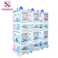 Machine de jeu d'arcade à pièces Funspace Twist Egg à double couche, machine à capsules gacha, machine distributrice de cadeaux
