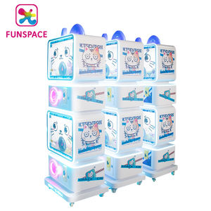 Machine <span class=keywords><strong>de</strong></span> jeu d'arcade à pièces Funspace Twist Egg à double couche, machine à capsules gacha, machine distributrice <span class=keywords><strong>de</strong></span> cadeaux - Product Image 4