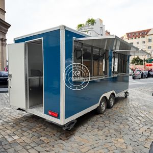 Chariot de nourriture mobile approuvé CE 2025 pour en-cas, chariot de nourriture pour hamburgers, pizzas, camion de nourriture pour glaces avec équipement - Product Image 3