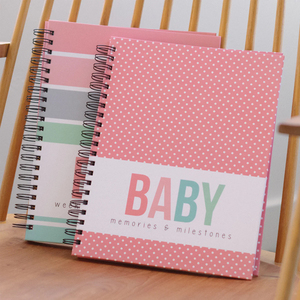 Diario personalizzato A5 per neonati 2026 OEM, agenda a spirale con stampa personalizzata per il primo anno del bambino, diario di gravidanza - Product Image 2