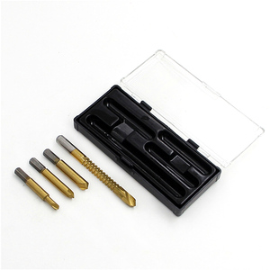 HSS 4 piezas de plástico de la Caja 3-8mm con recubrimiento de titanio fracturado tornillo de cabeza removedor <span class=keywords><strong>VI</strong></span> Taladro - Product Image 3