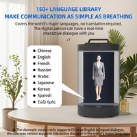 Terminal Humain Numérique IA Holographique – Kiosque Interactif Virtuel Android Plug-and-Play avec Imagerie Holographique LCD