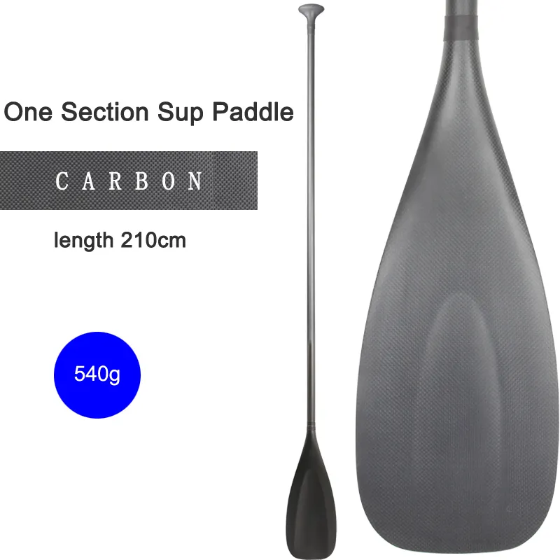 1 section SUP board carbon paddle shaft blade 210cm inflatable stand up paddle board fishing boat oar canoe paddle oar