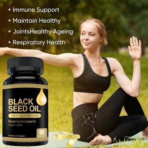 Fabriek Direct 100% Pure Koudgeperste Biologische Zwarte Zaadolie (<span class=keywords><strong>Nigella</strong></span> <span class=keywords><strong>Sativa</strong></span>) Softgels Voor Tieners Volwassenen Gezondheidsregulering - Product Image 4