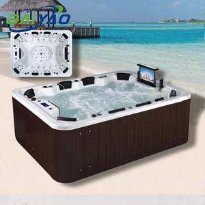 <span class=keywords><strong>Spa</strong></span> extérieur 8 personnes Bain à remous Piscine à remous Baignoire autoportante Balboa Massage à bulles d'air Baignoires en acrylique - Product Image 3