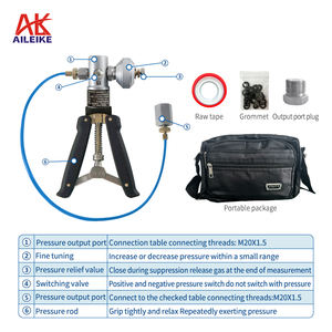 Gemi kullanımı için AILEIKE103SB pnömatik el <span class=keywords><strong>test</strong></span> pompası deniz kalibratörü-25 inhg'den 30psi'ye kadar basınç ölçer - Product Image 3