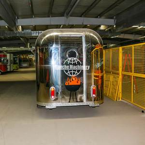 Camion de restauration mobile, camion de café et de hot-dogs avec équipement de cuisine complet, acier galvanisé, garantie de 2 ans - Product Image 6