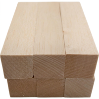 Bloc de bois de balsa brut 100 % écologique pour la sculpture, le dégrossissage et la création de becs d'oiseaux