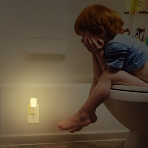 ZHILAI Moderna Luce Notturna LED Dimmerabile con Sensore Crepuscolare, Certificata FCC, da Presa a Muro per Camera da Letto e Bagno - Product Image 4