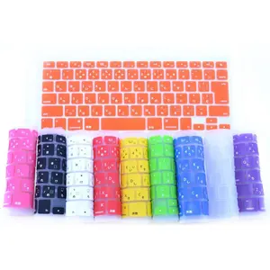 Colorful Waterproof TPU Silicone Spanish Keyboard Protector Covers Laptop for EU Version Macbook Air 13.3 A2179