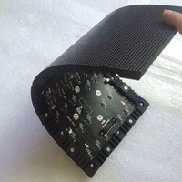 Module d'écran LED flexible incurvé P1.86-P3 320x160mm pour centre commercial et magasin de détail, utilisation en intérieur, mur vidéo