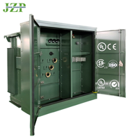 Transformador Eléctrico Trifásico Sumergido en Aceite de 1200W 50KVA, Elevador de Tensión, Montado en Plataforma