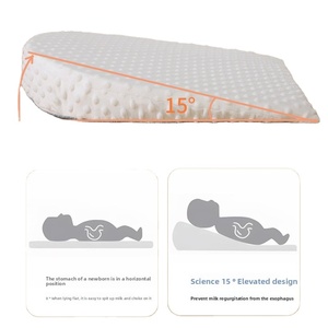 Almohada inclinada en forma de U antirreflujo <span class=keywords><strong>para</strong></span> bebés, 15 °   Posicionador de Sueño Anti-regurgitación <span class=keywords><strong>para</strong></span> Recién Nacidos, <span class=keywords><strong>Cuña</strong></span> de <span class=keywords><strong>Cuna</strong></span> <span class=keywords><strong>para</strong></span> Bebés de Espuma Viscoelástica - Product Image 2