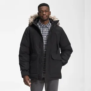 Горячая Распродажа, Мужская теплая парка, лыжная куртка, Анорак, зимнее пальто со съемным капюшоном
