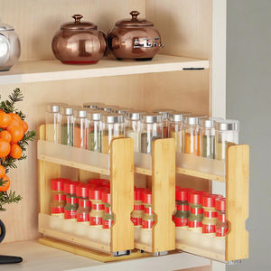 ארגון אנכי הזזה בעל תיבול במבוק למשוך את המארגן מתלה תבלינים למטבח ארון - Product Image 1