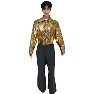 European American Retro <strong>70s</strong> Disco Outfit Halloween <strong>Costumes</strong> Adults Couple Nightclub Singer <strong>Costume</strong> - Product Image 2