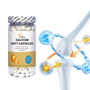 Cápsula de calcio D3 Cápsulas de citrato de calcio Cápsula de calcio para humanos con soporte de vitamina D - Product Image 2