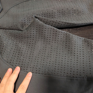 따뜻한 플러시 양털 여성 말 승마 바지 딥 사이드 포켓 승마 바지 4 방향 스트레치 승마 의류 - Product Image 6