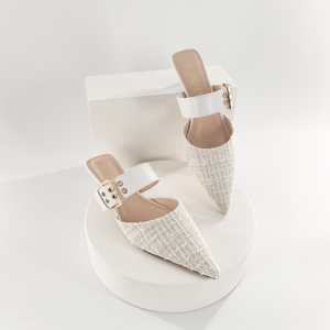 Sandales élégantes à talons hauts avec boucle pour femmes, chaussures à talons pour femmes, sandales à <span class=keywords><strong>bout</strong></span> <span class=keywords><strong>pointu</strong></span> - Product Image 1